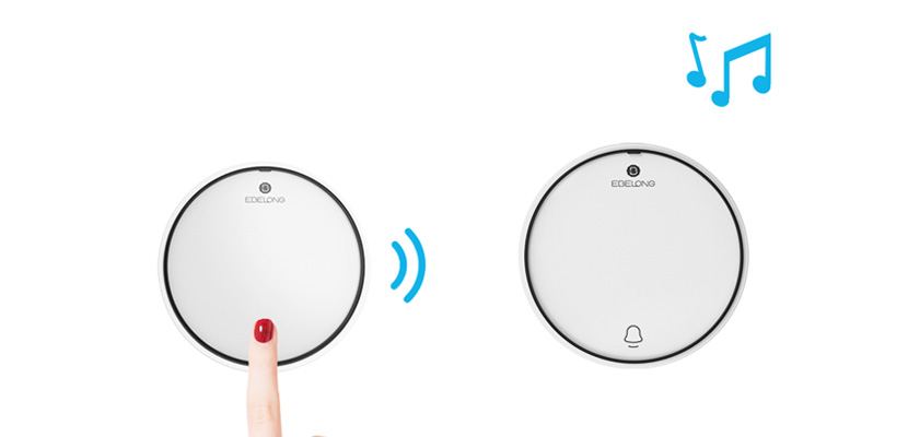 QME wireless kinetic doorbell