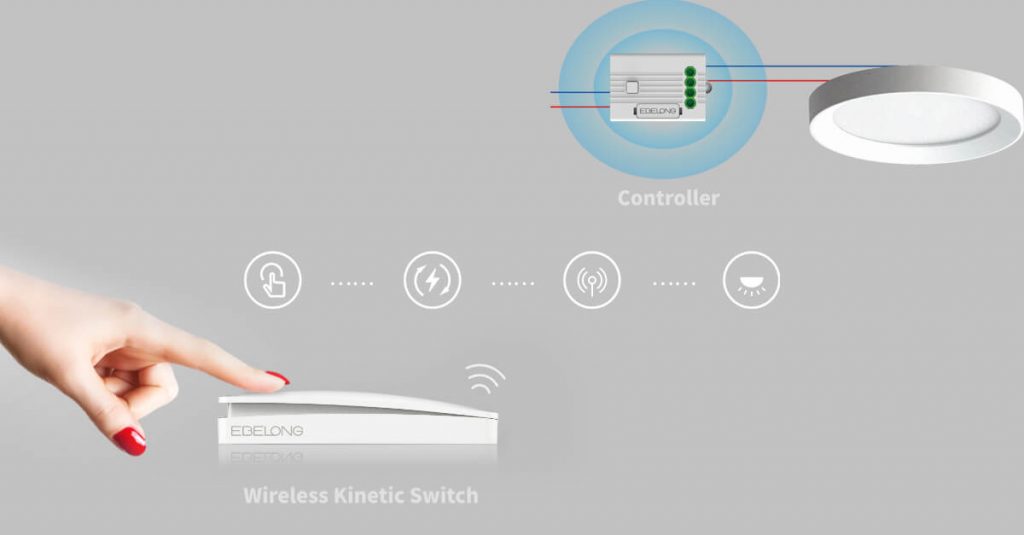 Ebelong wireless kinetic switch