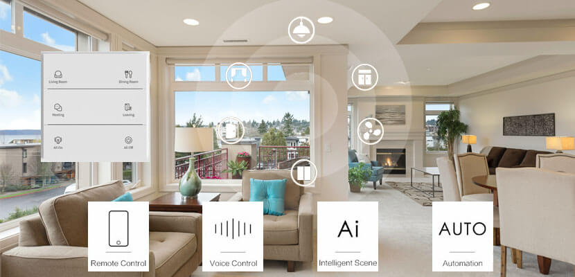 The main value of wireless light switch in smart home