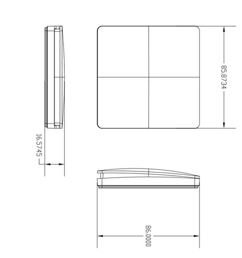 Wiring free switch+TUYA intelligent curtain controller can easily realize remote multi-control